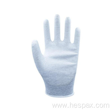 Hespax Carbon Fiber PU ESD Protective Gloves Precision